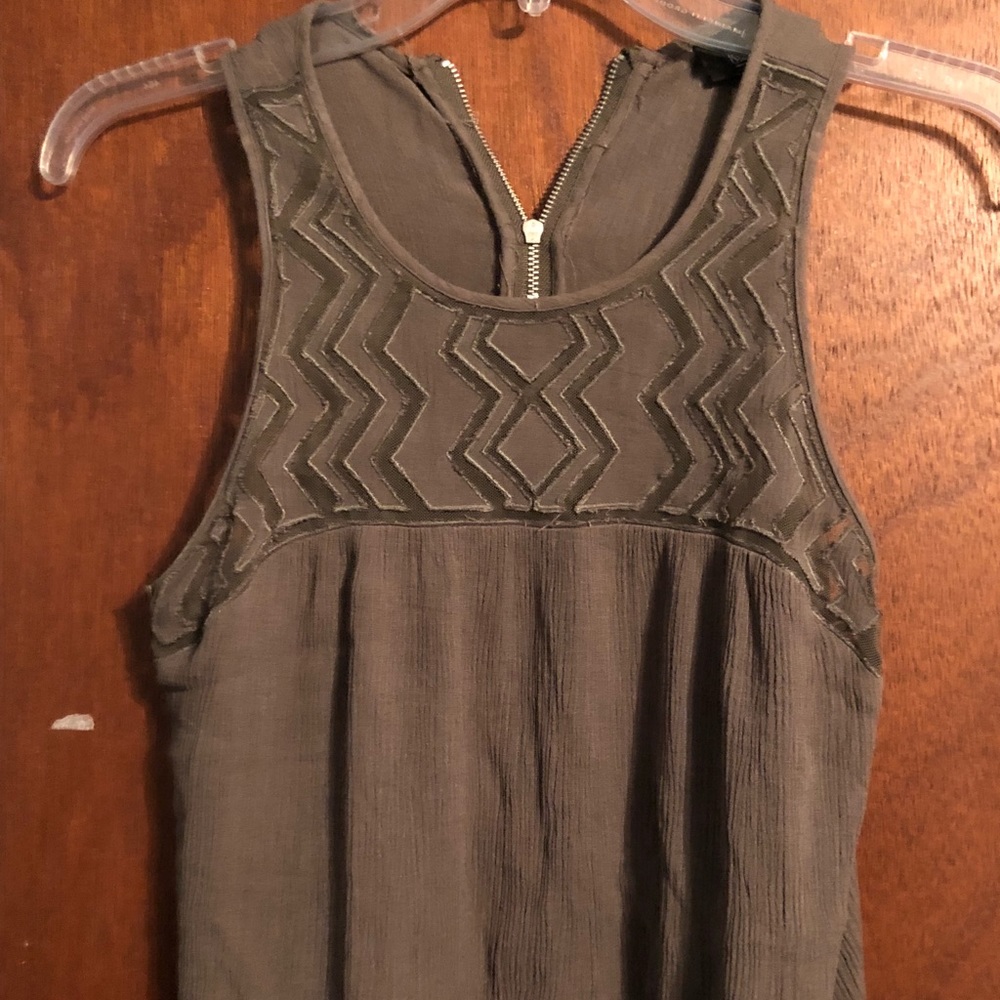 Olive Green Shirt; Size S